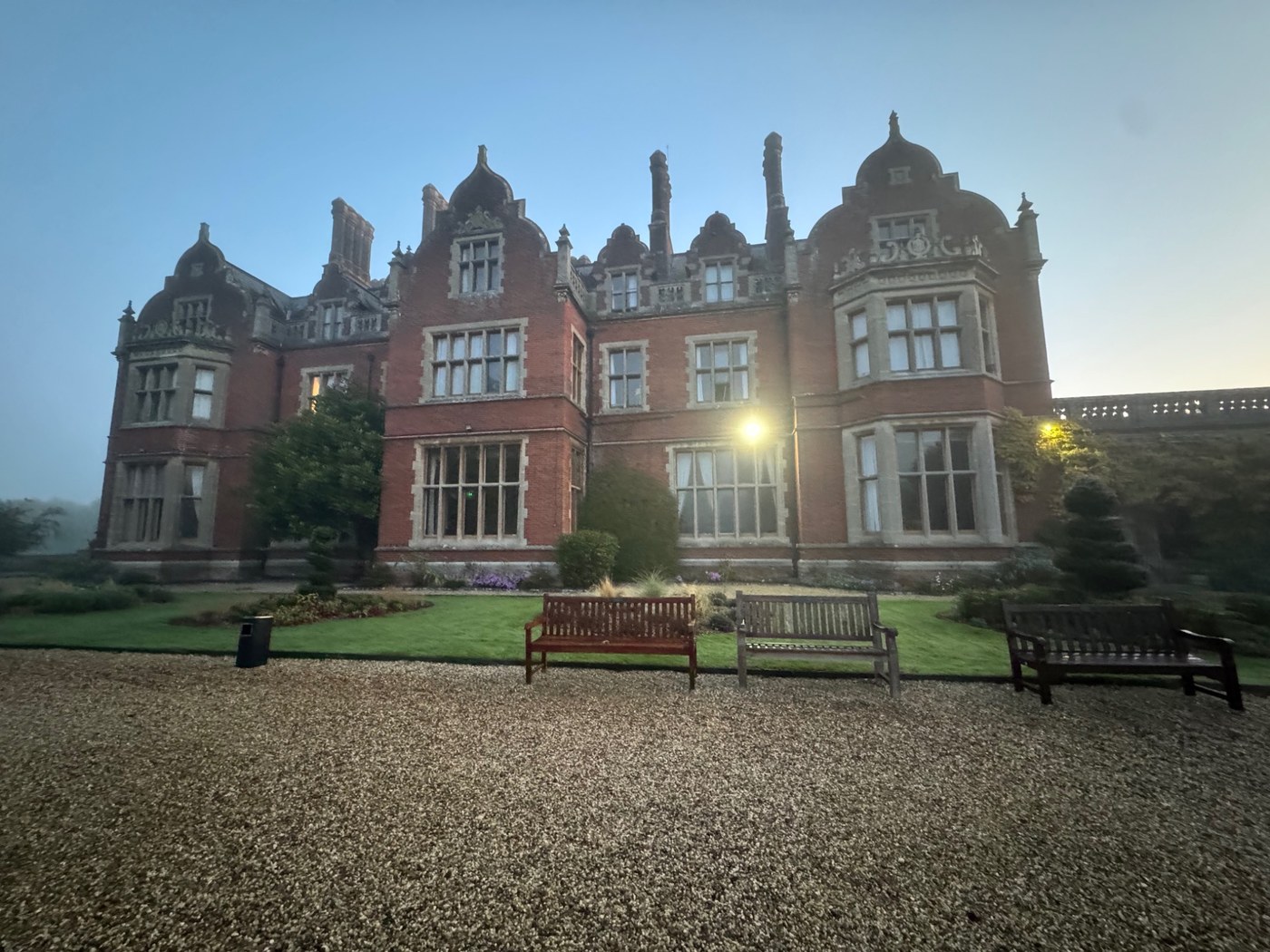 Arthur Findlay College in the mist